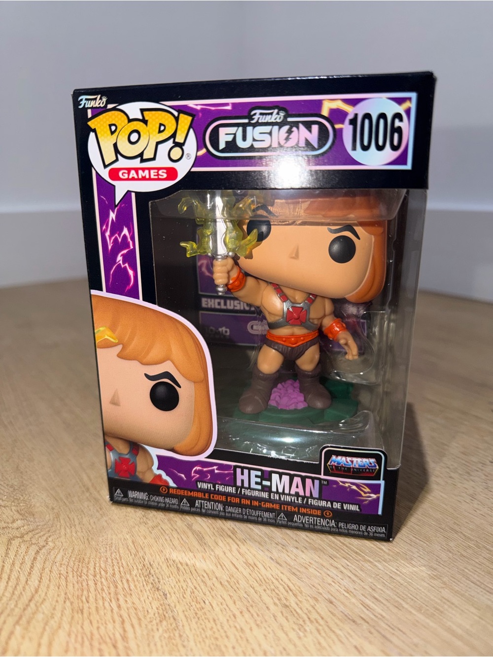 Funko Fusion He-Man POP! Games Vinyl Figure - Orange, Brown, Purple, Green